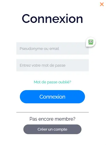 Connexion des membres du True Flip Casino