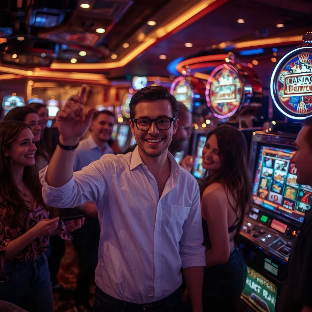 une personne tenant un bonus True Flip Casino
