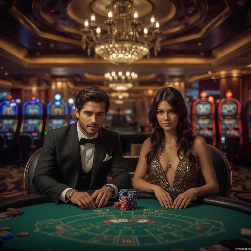 Deux joueurs de poker dans un TRUE FLIP CASINO